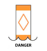 Danger buoy Sacandaga lake Danger buoy