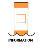Information buoy Sacandaga lake information buoy